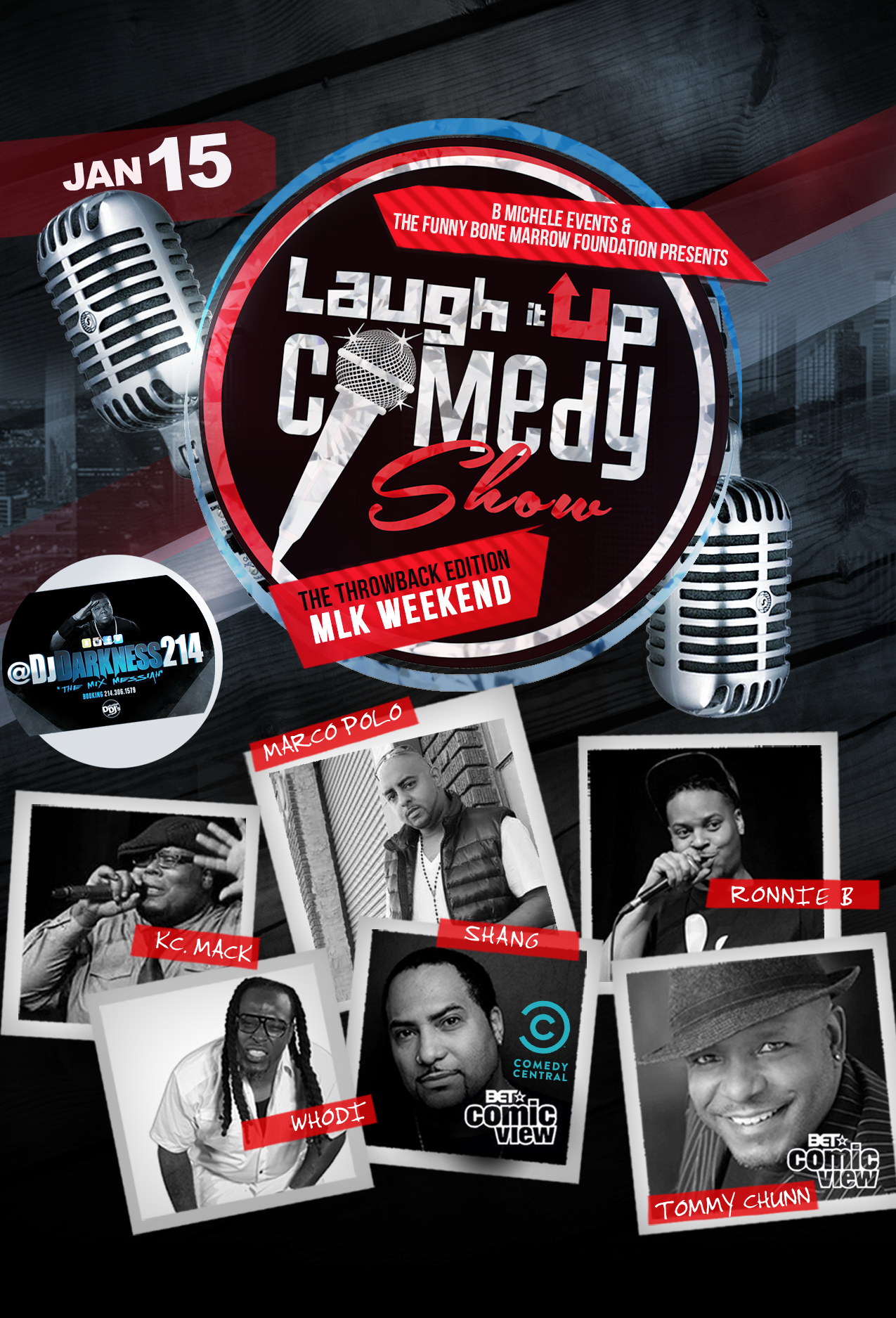Laugh It Up Comedy Show ThrowBack Edition- Ft. Worth